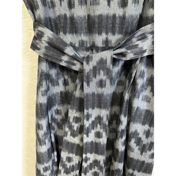 NWT LL Bean Signature Size 12 Poplin A Line Dress G21 - Picture 4 of 9